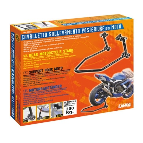 CAVALLETTO SOLLEVAMENTO POSTERIORE MOTO – RAI.CAR.