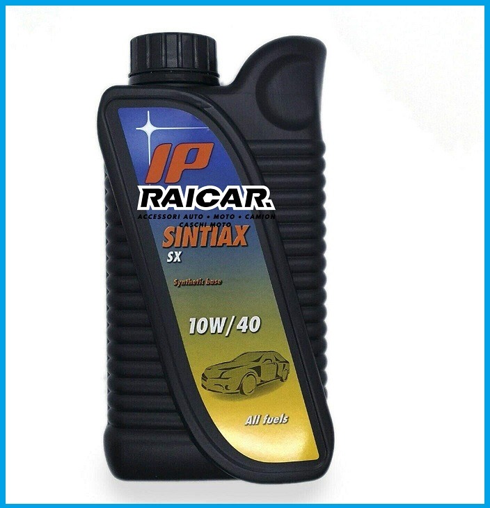 Confezione 12 Pezzi Olio Motore Auto IP SINTIAX SX 10W/40 SEMISINTETICO API  SL-CF ACEA A3-B4 – RAI.CAR.